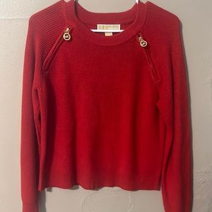 Michael Kors women’s  red and gold Size medium sweater